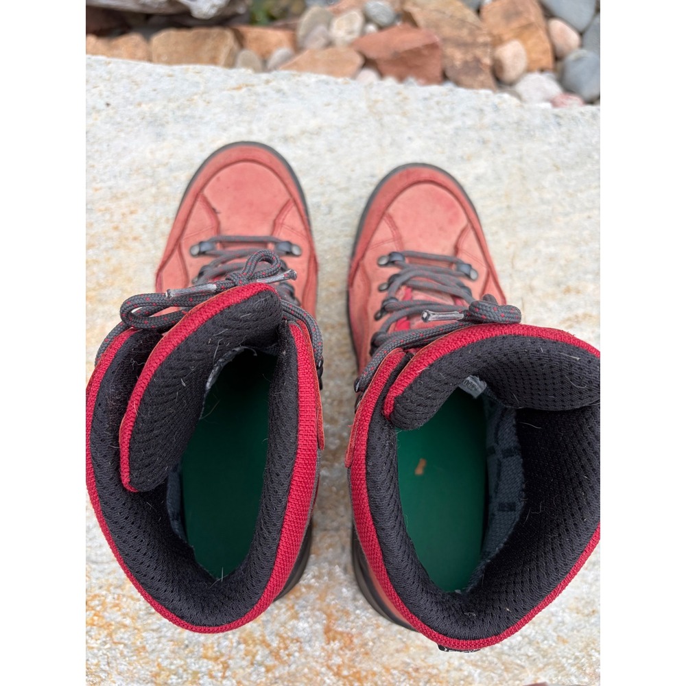 Lowa Renegade GTX Mid Ws Hiking Boots Red Gore-Tex Vibram Womens 10 320945 - Picture 7 of 10